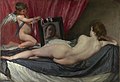 委拉斯開茲《镜前的维纳斯》，约1647至1651年，现藏于国家美术馆