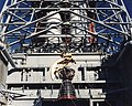 SSME is Hoisted into the B1 Test Stand in 1989