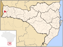 Location of São Miguel do Oeste