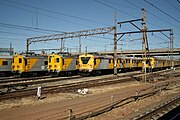 位于南非豪登省、服务约翰内斯堡和比勒陀利亚都市的通勤铁路服务网络豪登都市铁路