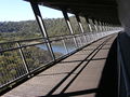 Woronora River Bridge walkway.