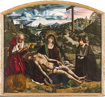 Piedad with Canon Lluís Desplà, 1490