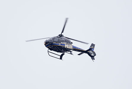 A Eurocopter EC120 Colibri used by the Baltimore Police Department in the United States.