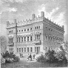 Bridgewater House in a 19th-century engraving