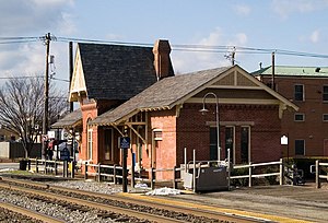Gaithersburg MARC (formerly B&O) Railroad Station, January 2007
