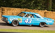 Richard Petty's 1967 Plymouth Belvedere at the Goodwood Festival of Speed in 2014