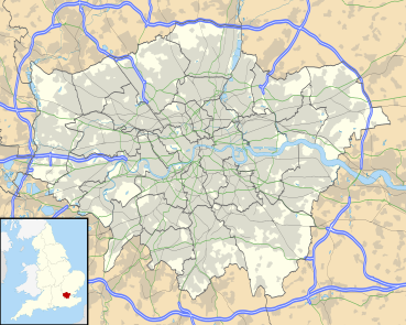 1921–22 Football League is located in Greater London