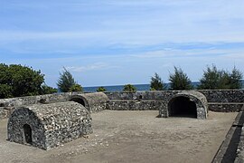 A structure inside coastal fortress