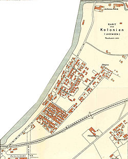 View of an 1898 map of the neighborhood