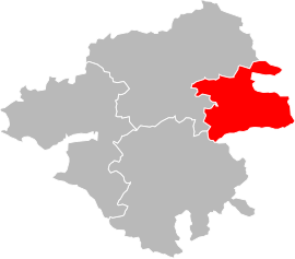 Location within the department Loire-Atlantique