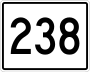 State Route 238 marker