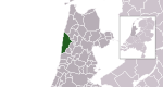 Location of Bergen, North Holland