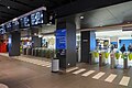 Entry gates to the Swanston Street concourse and platforms, August 2017