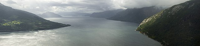 Hardangerfjord in Vestland, Norway