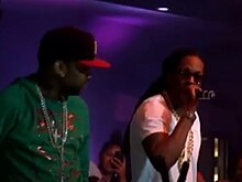 Dolla Boy (left) and 2 Chainz (right) of Playaz Circle performing in 2013
