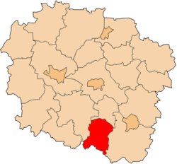 Location within the voivodeship