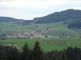 A general view of Saint-Vincent-de-Reins