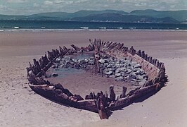 Wreck of the 19th century schooner Sunbeam in 1983[12]