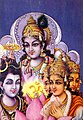 Image 6Shiva (left), Vishnu (middle), and Brahma (right) (from Hindu deities)