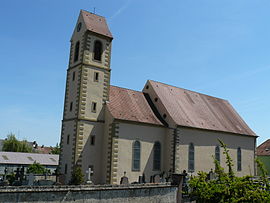 The church in Voegtlinshoffen