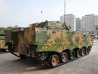 Rear side of ZBD-04A.