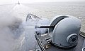 韩国海军浦项级轻型护卫舰的标枪系统开炮