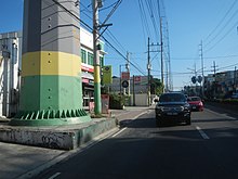 Some of its steel poles along Aguinaldo Highway in Dasmariñas, Cavite.