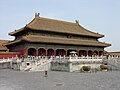 北京故宫，中国明、清两朝的皇居。