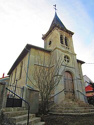 The church in Villers-lès-Moivrons