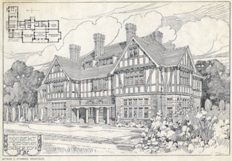 Frensham Grange, Frensham, Surrey by Arthur Stedman (1908)