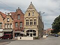 Ypres, street view near the Menenpoort