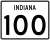State Road 100 marker