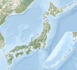 Map showing the location of Gozenzawa Glacier