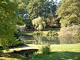 Jubilee Pond at Exbury Gardens created to commemorate the Silver Jubilee of King George V