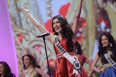 Lilliana during Puteri Indonesia 2017