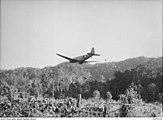 A US C-47 transport plane dropping supplies in October 1942