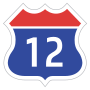 Expressway No.12 shield}}