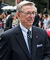Lou Carnesecca, retired basketball coach at St. John's University. He coached the men's basketball program to 526 wins and 200 losses over 24 seasons (1965–70, 1973–92).