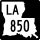 Louisiana Highway 850 marker