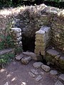 Basin in the south-west corner of the baptistry