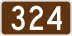 Route 324 marker