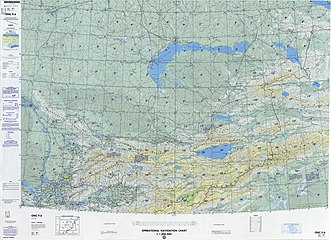 From the Operational Navigation Chart; map including Aksu (A-k'o-su) (DMA, 1985)[c]