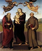聖母子與聖熱羅尼莫和方濟各 (c. 1507)