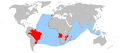 葡萄牙帝国的版图。