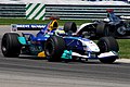 Giancarlo Fisichella driving the Sauber C23 at the US Grand Prix at Indianapolis, 2004.