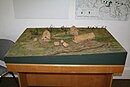 Model of Celtic buildings at the Steinsburg