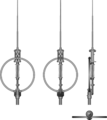 Direction Finder Antenna Loop (Late war design) - Used to detect a bearing from the radio signals of Allied surface ships.