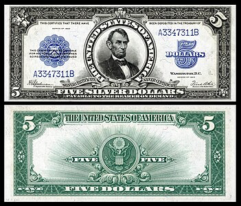 $5 (Fr.282) Abraham Lincoln