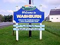 Washburn, Maine signage