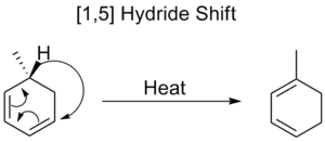 [1,5] hydride shift in a cyclic system